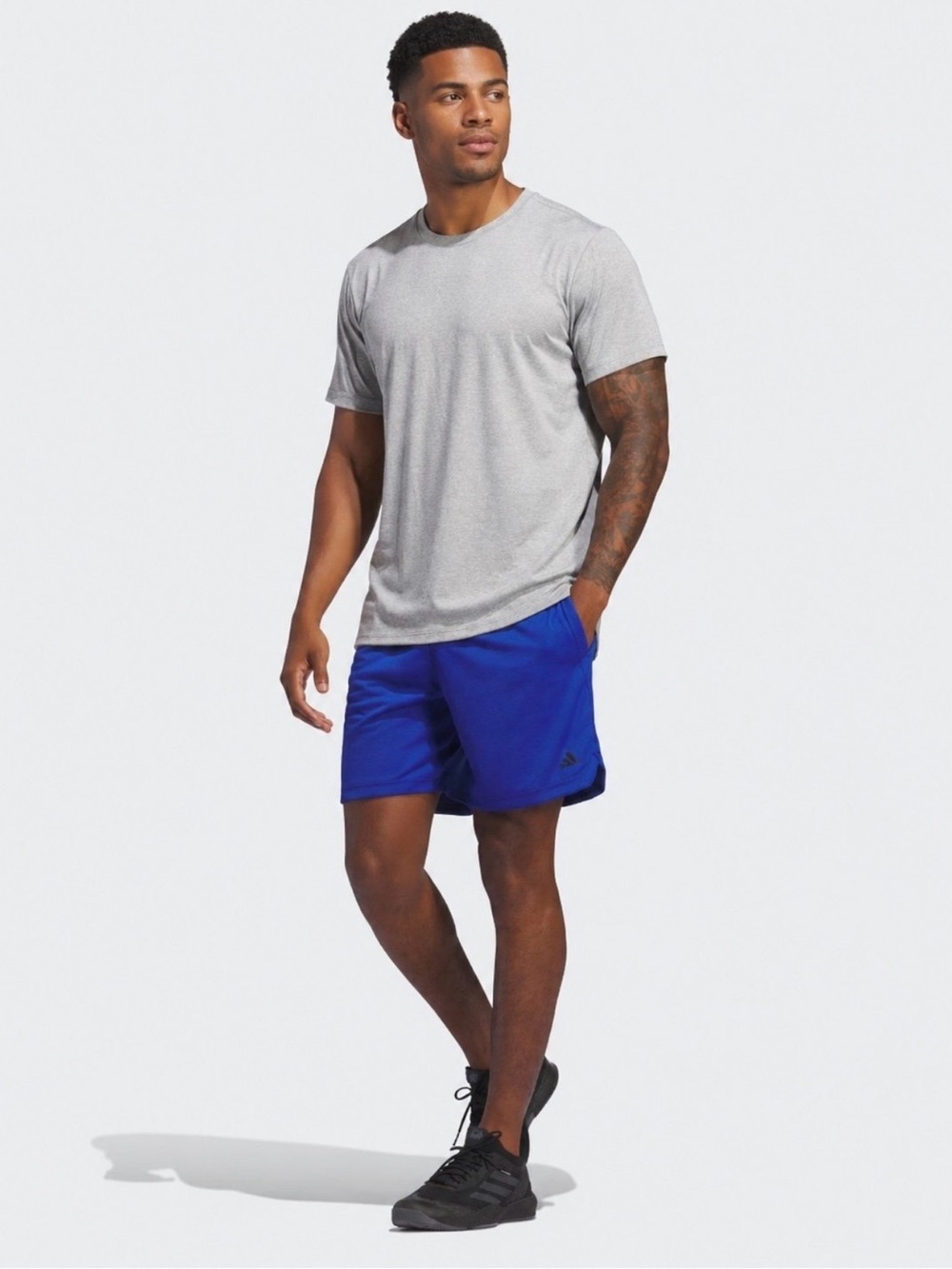 NWT Adidas Men’s Axis Knit 4.0 Royal Blue 7" Training Shorts, Size XS